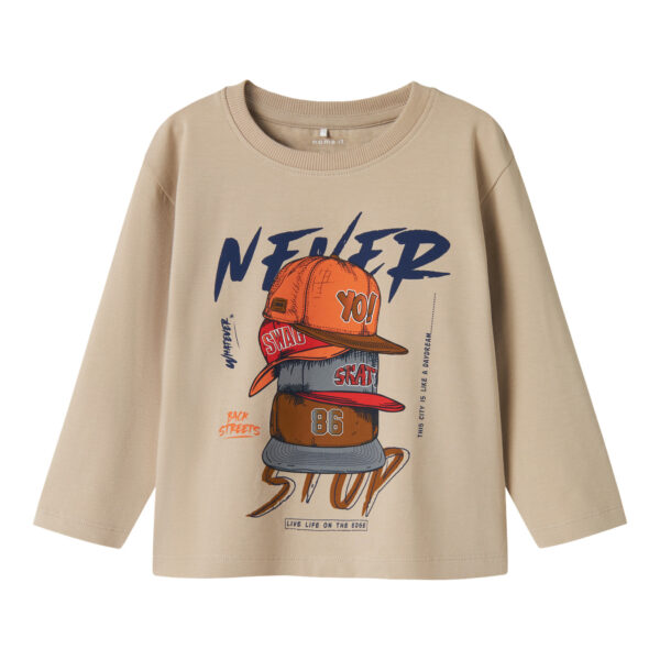 NAME IT Bluse Niko Box Island Fossil