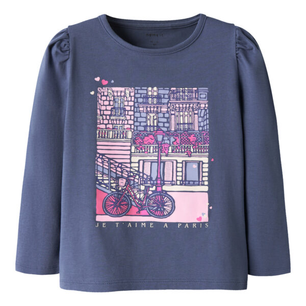 NAME IT Bluse Ollia Vintage Indigo