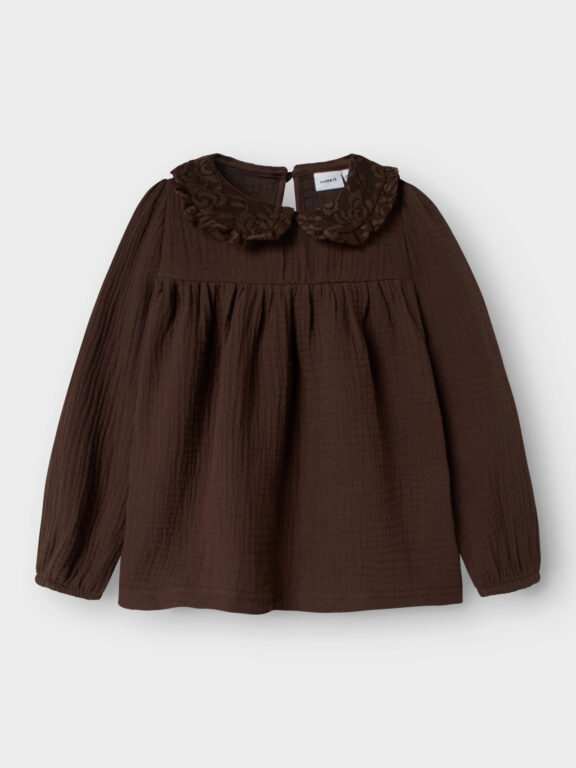 NAME IT Bluse Olyssa Seal Brown NAME IT Bluse Olyssa Seal Brown