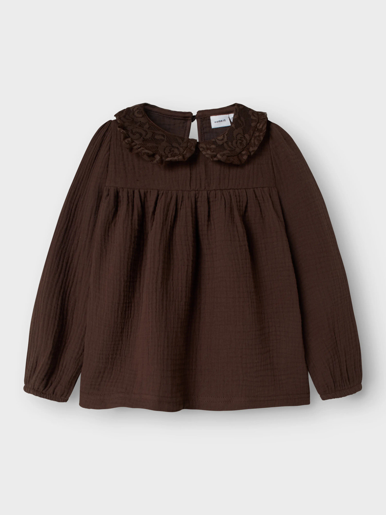 NAME IT Bluse Olyssa Seal Brown