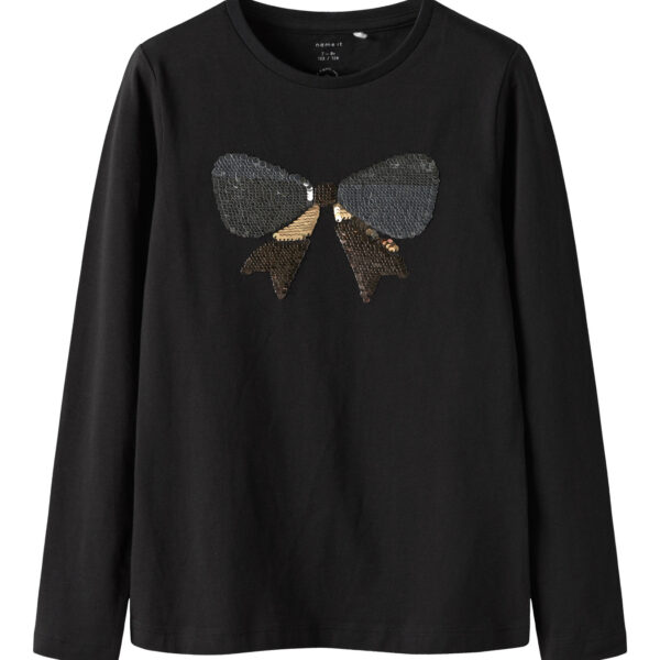 NAME IT Bluse Pailletter Sorik Black