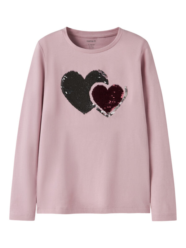 NAME IT Bluse Pailletter Sorik Keepsake Lilac