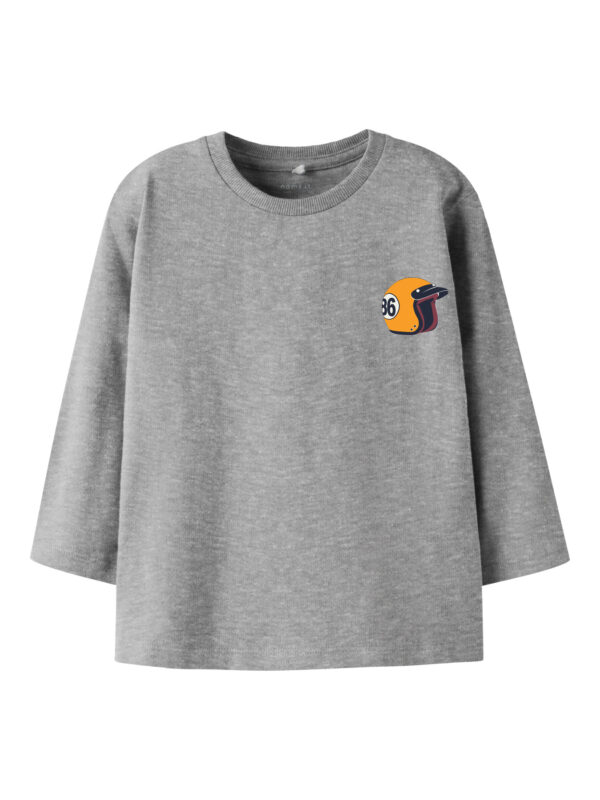 NAME IT Bluse Radolf Grey Melange