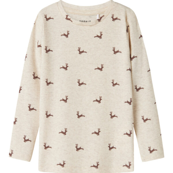 NAME IT Bluse Roko Peyote Melange