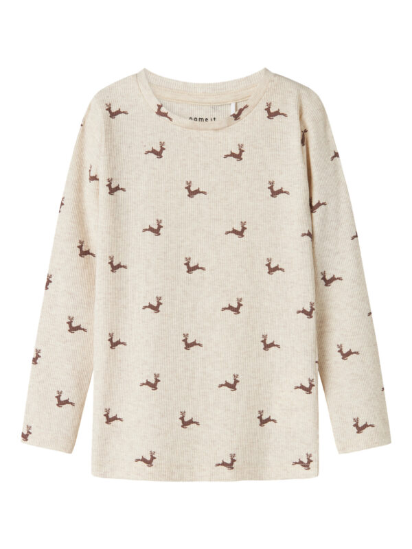NAME IT Bluse Roko Peyote Melange
