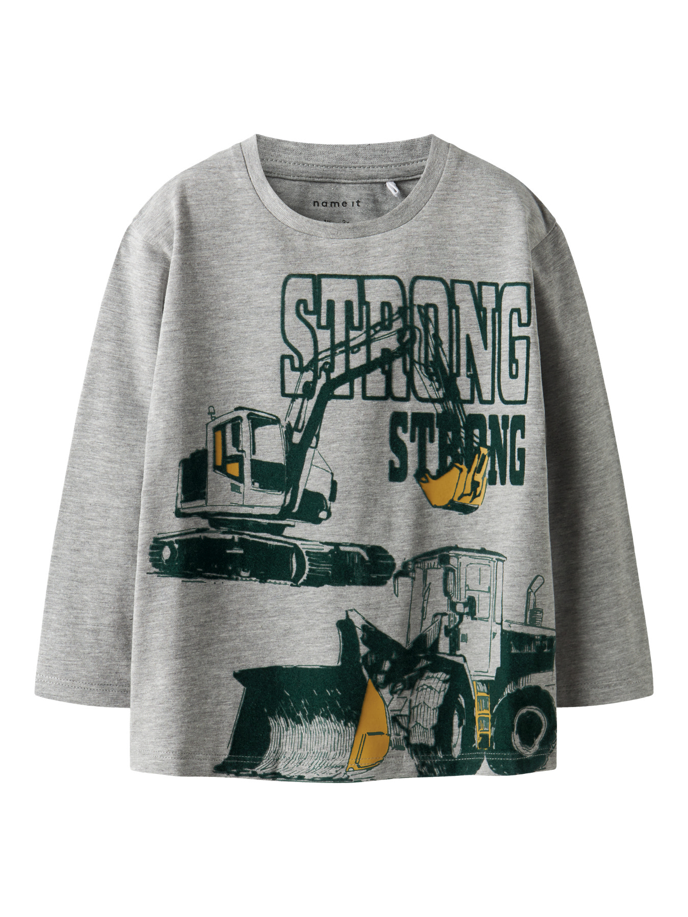 NAME IT Bluse Sennet Grey Melange