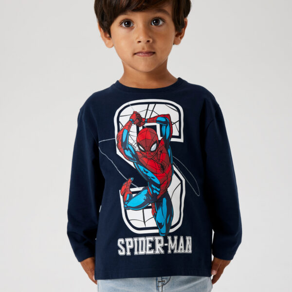 NAME IT Bluse Spiderman Nitin Dark Sapphire
