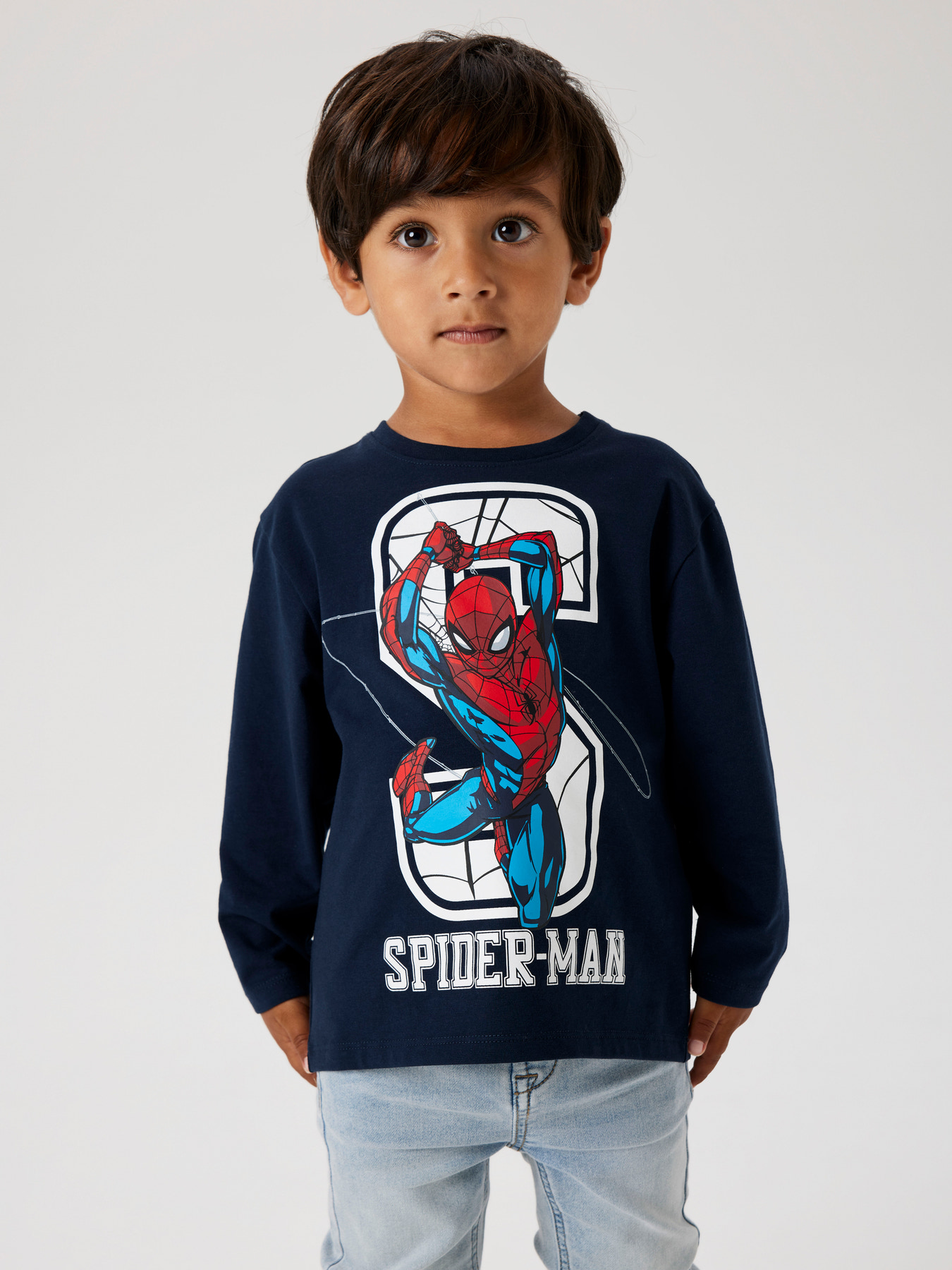 NAME IT Bluse Spiderman Nitin Dark Sapphire