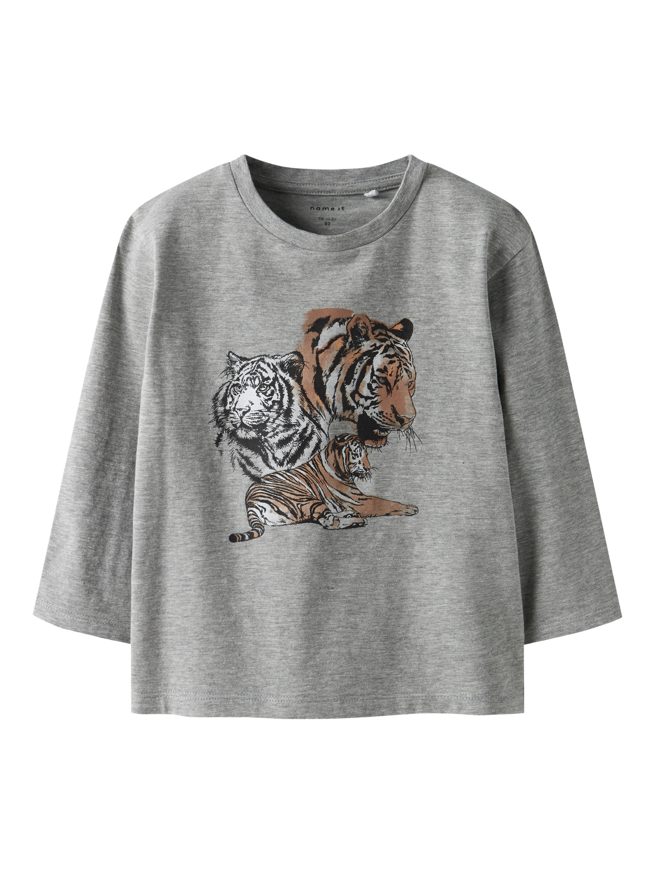 NAME IT Bluse Thornton Grey Melange