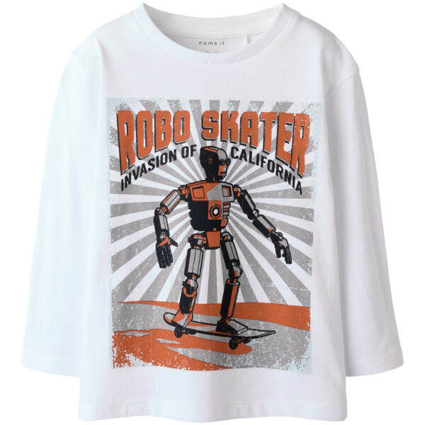 NAME IT Bluse Tinus Bright White