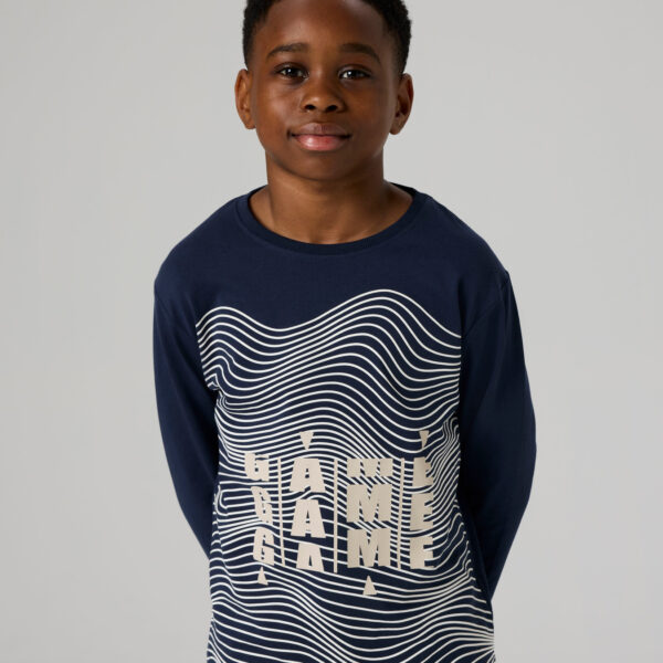 NAME IT Bluse Valliant Navy Blazer Game