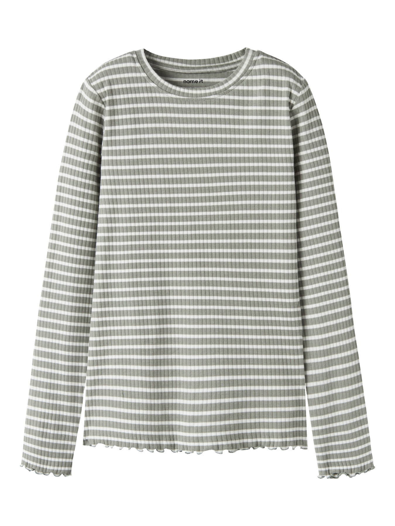 NAME IT Bluse Vemma Shadow Cloud Dancer