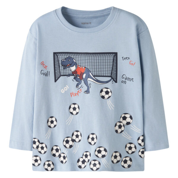 NAME IT Bluse Vilasse Blue Fog