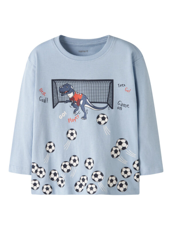 NAME IT Bluse Vilasse Blue Fog