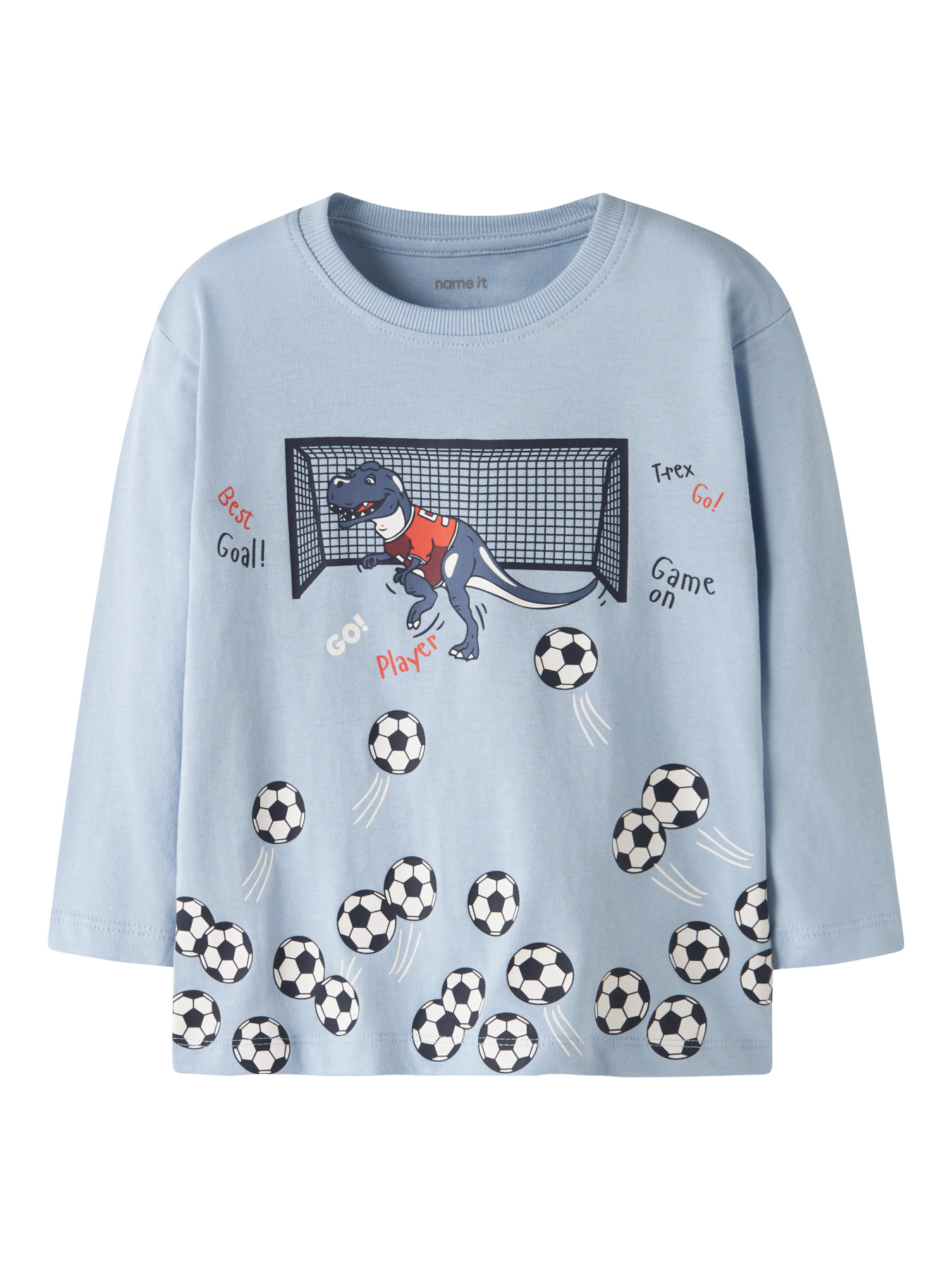 NAME IT Bluse Vilasse Blue Fog