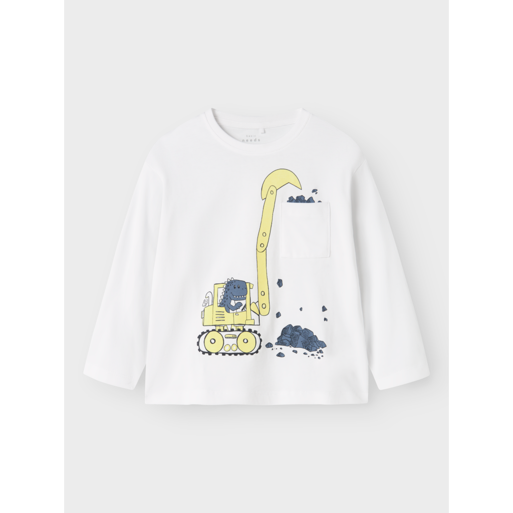 NAME IT Bluse Vilian Bright White Traktor NAME IT Bluse Vilian Bright White Traktor