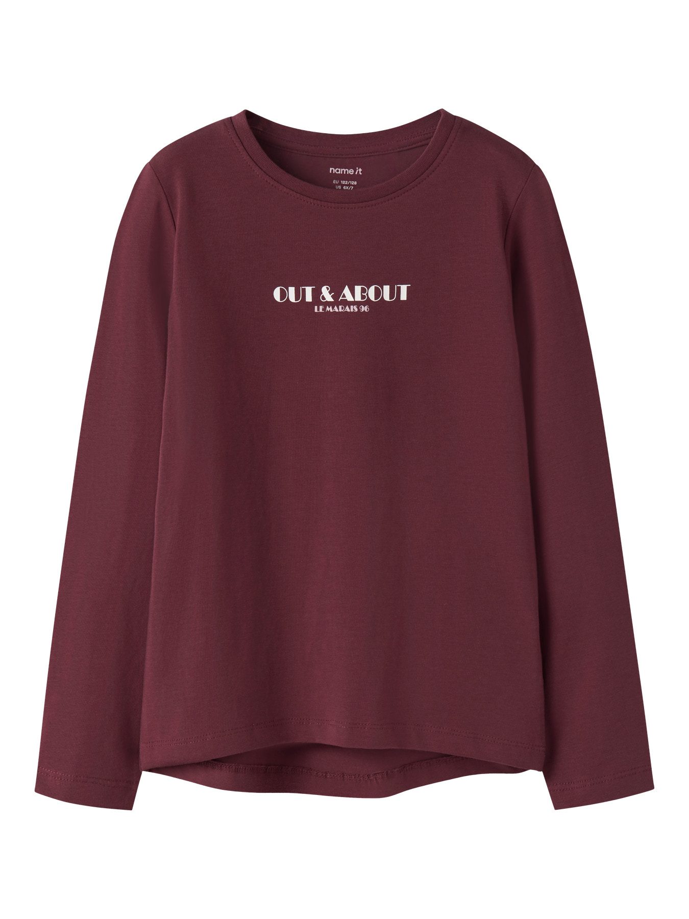 NAME IT Bluse Vix Burgundy Out And About