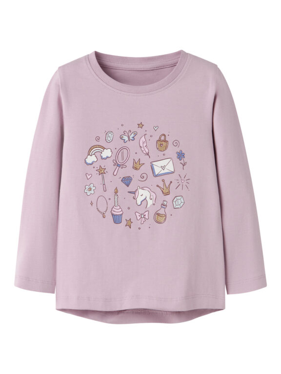 NAME IT Bluse Vix Dawn Pink Princess Kit