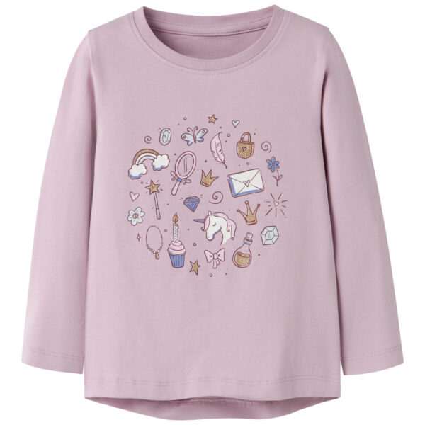 NAME IT Bluse Vix Dawn Pink Princess Kit