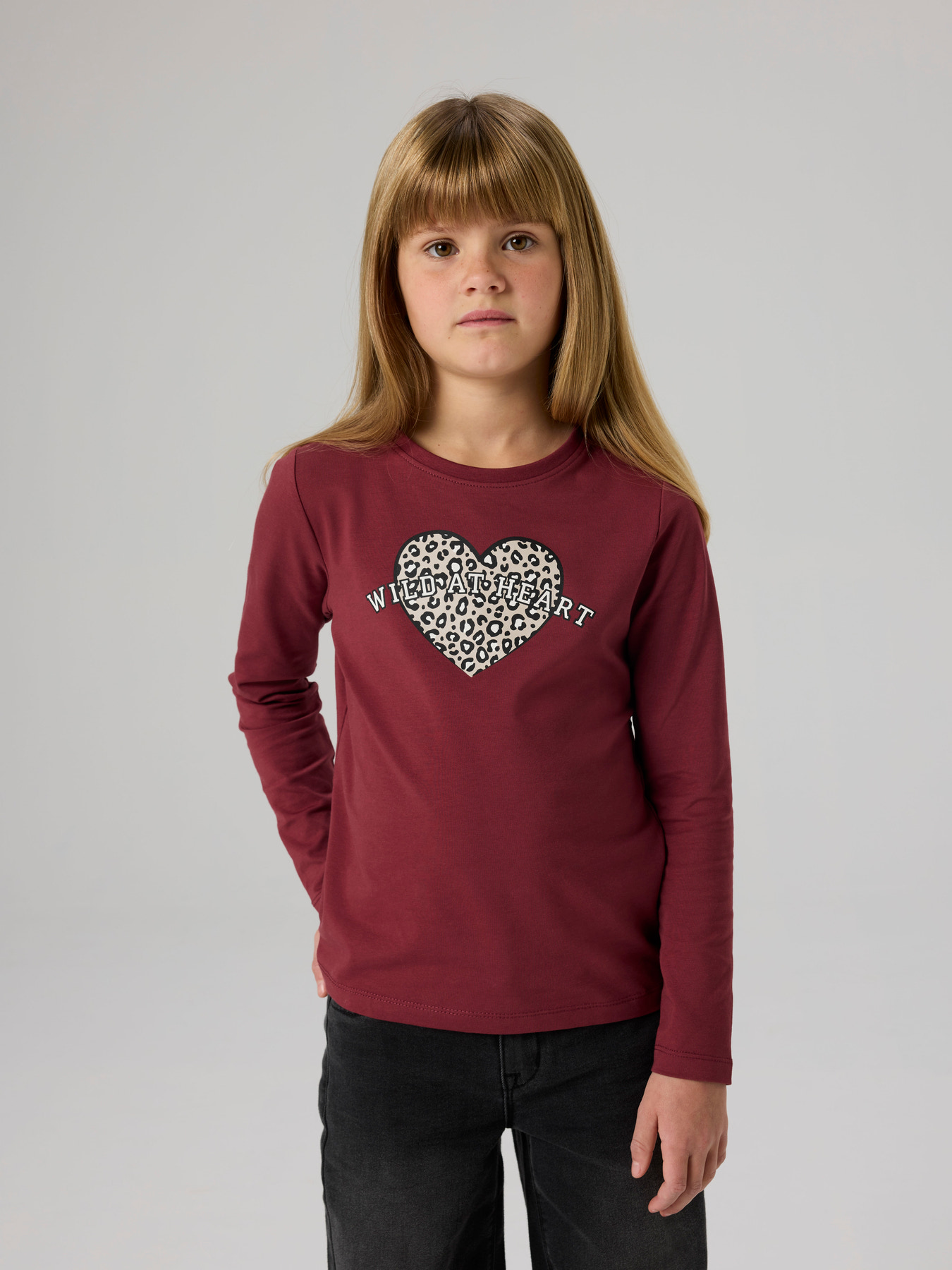 NAME IT Bluse Vix Oxblood Red Wild At Heart NAME IT Bluse Vix Oxblood Red Wild At Heart