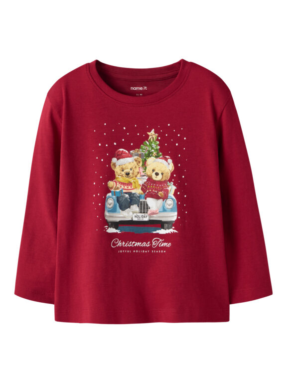 NAME IT Bluse Vosmas Jester Red Xmas Bunny NAME IT Bluse Vosmas Jester Red Xmas Bunny