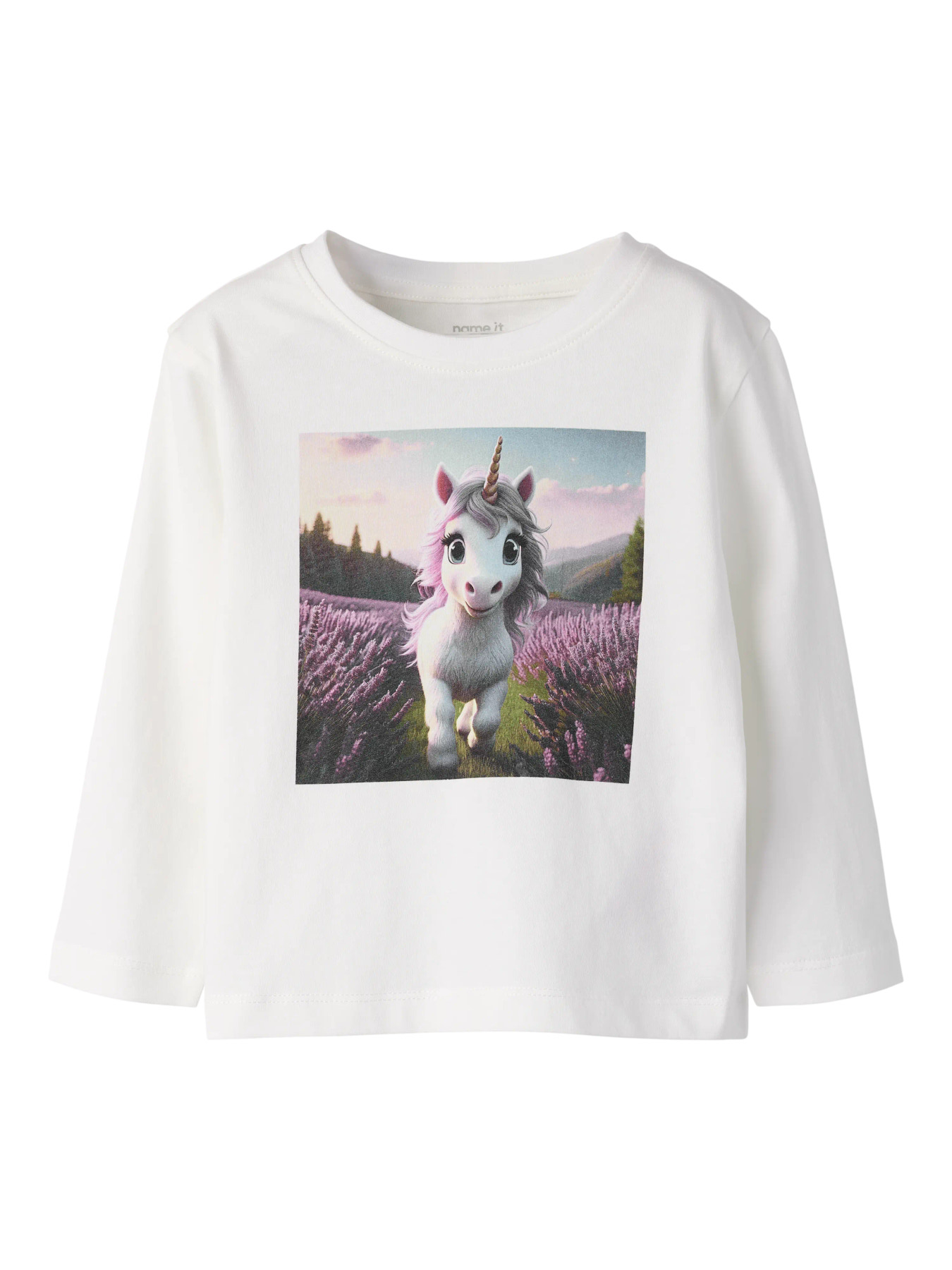 NAME IT Bluse Votea Cloud Dancer Lavender Unicorn NAME IT Bluse Votea Cloud Dancer Lavender Unicorn