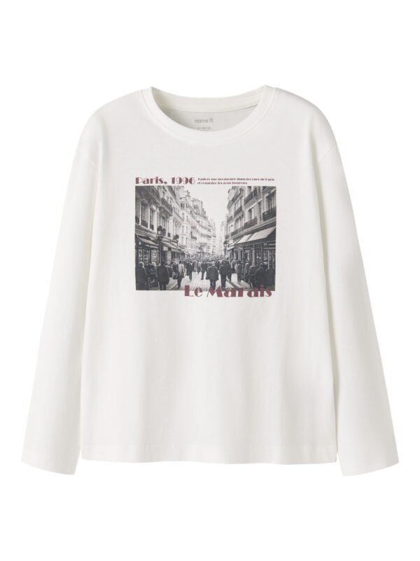 NAME IT Bluse Votea Cloud Dancer Le Marais