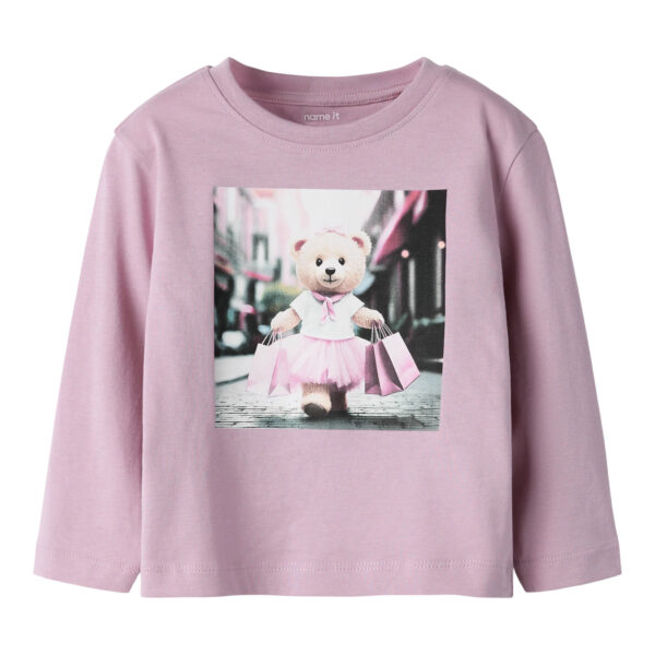NAME IT Bluse Votea Dawn Pink Bear