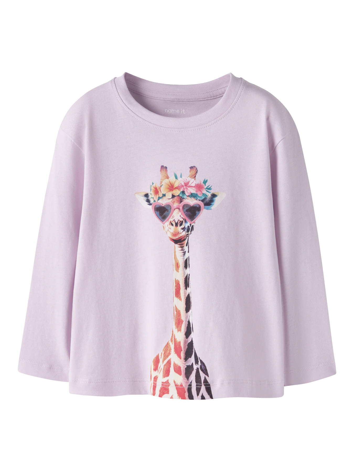 NAME IT Bluse Votea Lavender Fog Giraffe