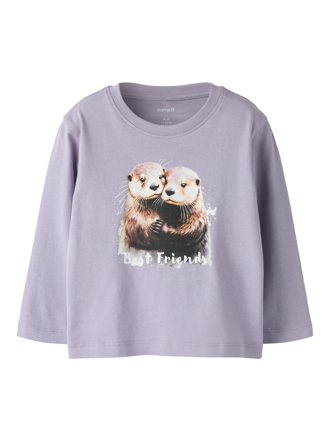 NAME IT Bluse Votea Lavender Gray Otter