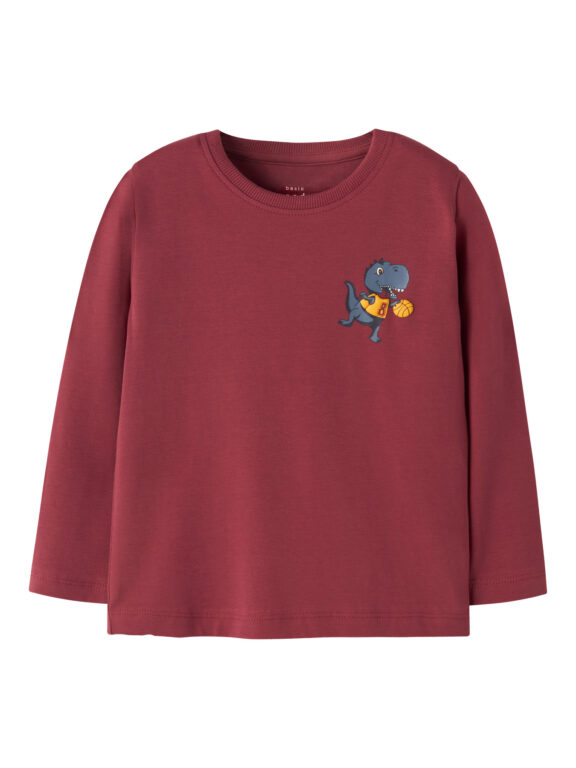 NAME IT Bluse Vux Burnt Russet Dino Basket NAME IT Bluse Vux Burnt Russet Dino Basket