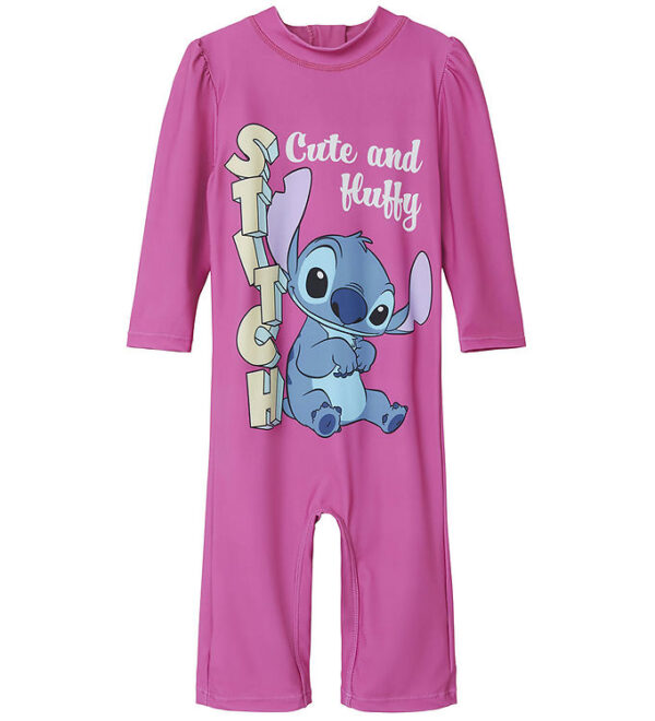 Name It Badeheldragt - NmfMosa - UV40+ - Carmine Rose