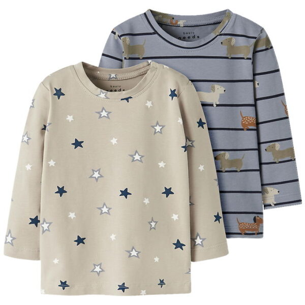 Name It Bluse - 2-pak - NbmVacion - Tradewinds/Island Fossil