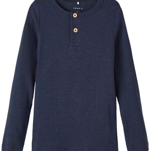 Name It Bluse Kab Rib Dark Sapphire