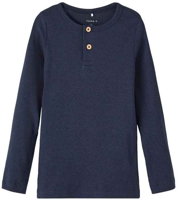 Name It Bluse Kab Rib Dark Sapphire