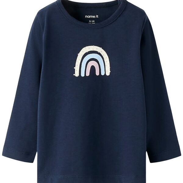 Name It Bluse - NbfVubie - Navy Blazer/Rainbow