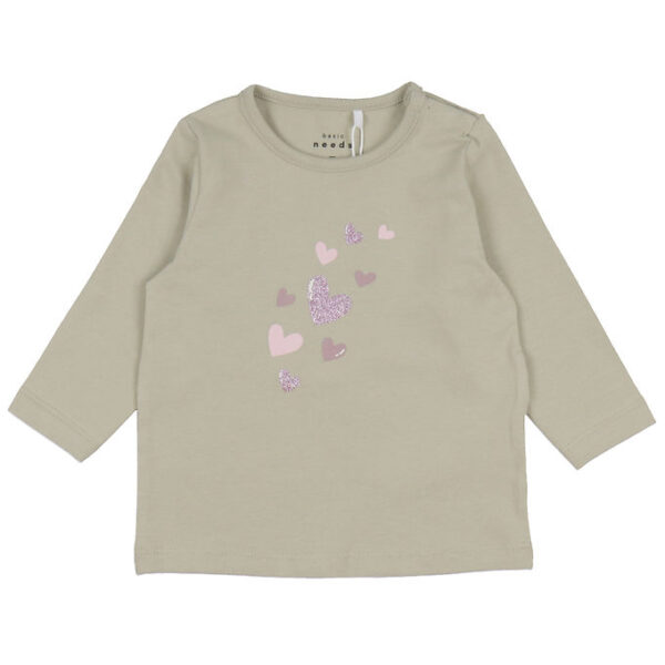 Name It Bluse - NbfVubie - Pure Cashmere/Hearts