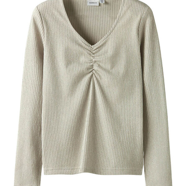 Name It Bluse - NkfSabi - Cement
