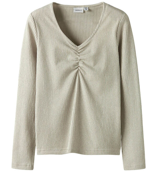 Name It Bluse - NkfSabi - Cement