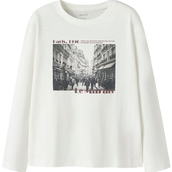 Name It Bluse - NkfVotea - Cloud Dancer/Le Marais