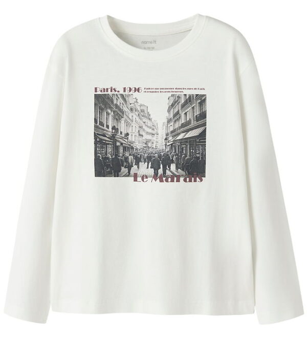 Name It Bluse - NkfVotea - Cloud Dancer/Le Marais