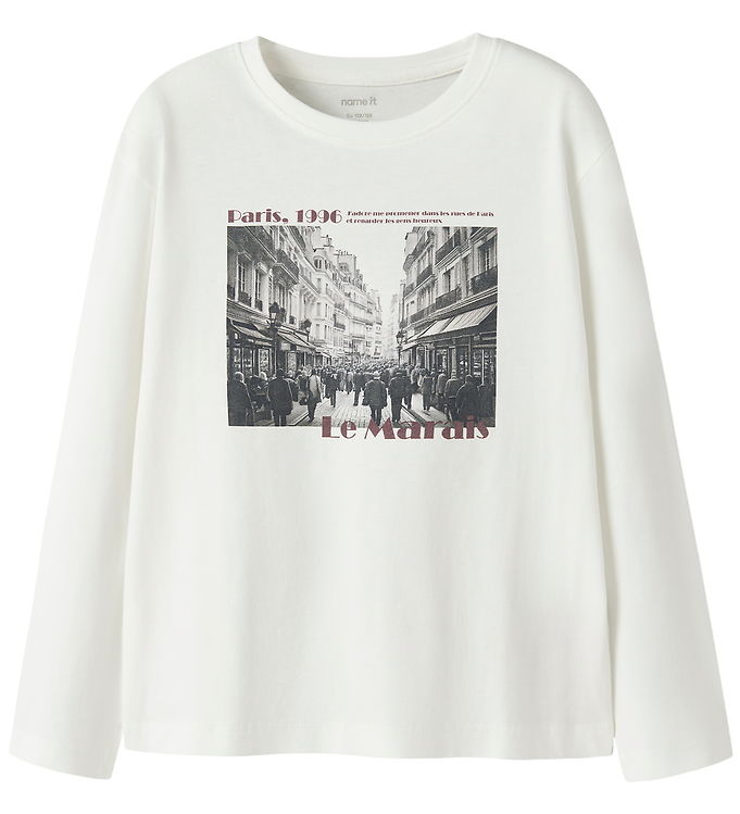 Name It Bluse - NkfVotea - Cloud Dancer/Le Marais Name It Bluse - NkfVotea - Cloud Dancer/Le Marais
