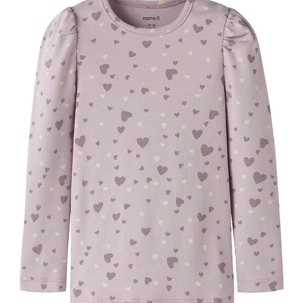 Name It Bluse - NmfHeart - Keepsake Lilac