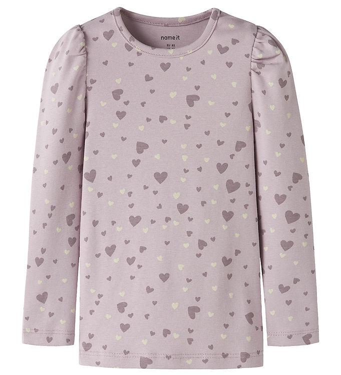 Name It Bluse - NmfHeart - Keepsake Lilac Name It Bluse - NmfHeart - Keepsake Lilac