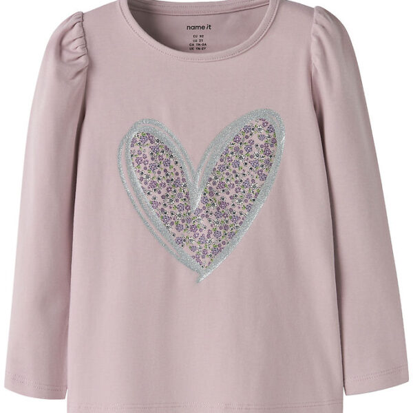 Name It Bluse - NmfTally - Dawn Pink m. Print