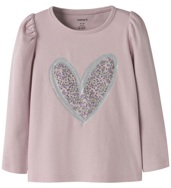 Name It Bluse - NmfTally - Dawn Pink m. Print