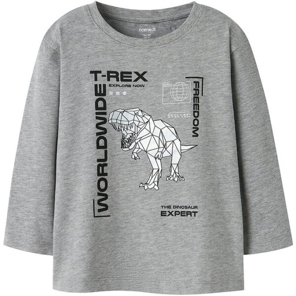 Name It Bluse - NmmBryso - Grey Melange