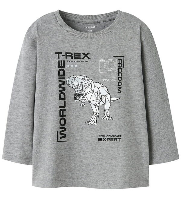 Name It Bluse - NmmBryso - Grey Melange