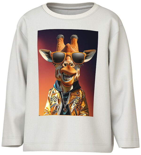 Name It Bluse - NmmVoto - Cloud Dancer/Giraffe