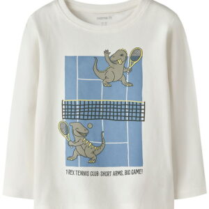 Name It Bluse - NmmVux - Cloud Dancer/Dino Tennis